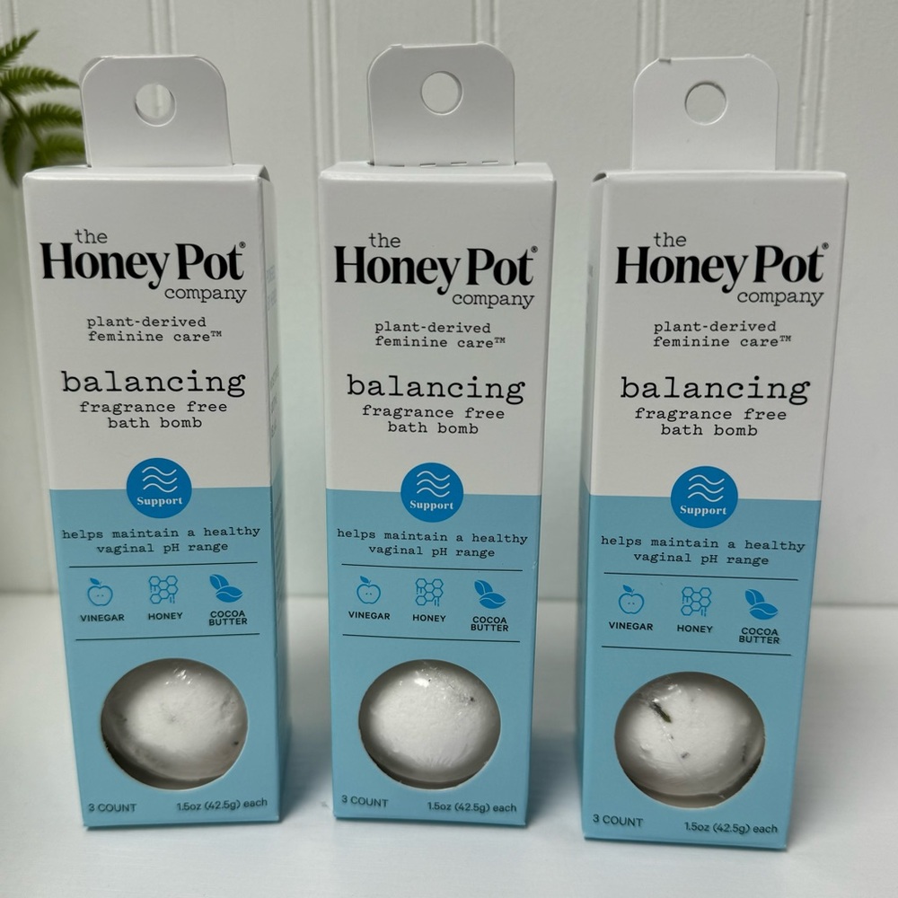 The Honey Pot Company “Balancing” Bath Bombs - NIB